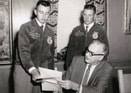 NMFFA State Officers Garrey Carruthers & Don Larson, 1958